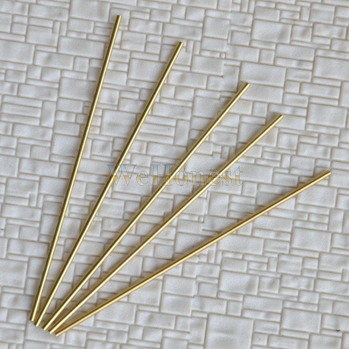 8  x   ultra slim Brass Pipe Copper Pipe Copper Tube Φ1.3mm x 70mm